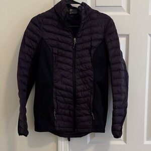 32 Degrees Women's Dark Purple Puffer Jacket